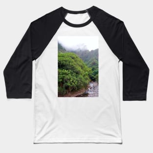 Iao Valley State Park Study 3 Baseball T-Shirt